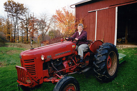 1997_Carol with tractor_0001_a